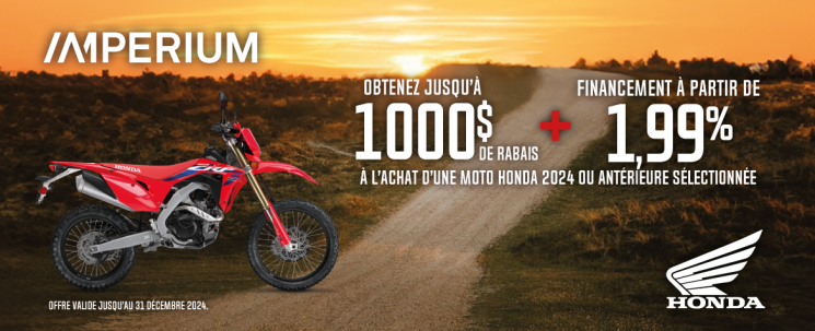 Promo moto Honda